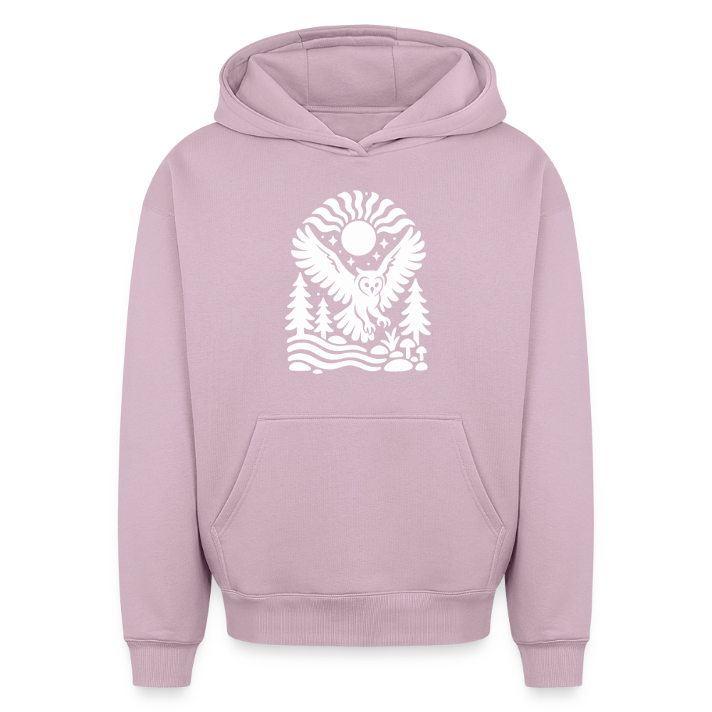 Eule Oversized Heavyweight Hoodie - Altrosa