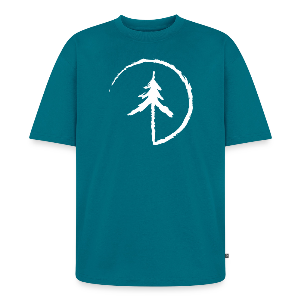 Tanne Premium Oversized Bio T-Shirt - Petrol