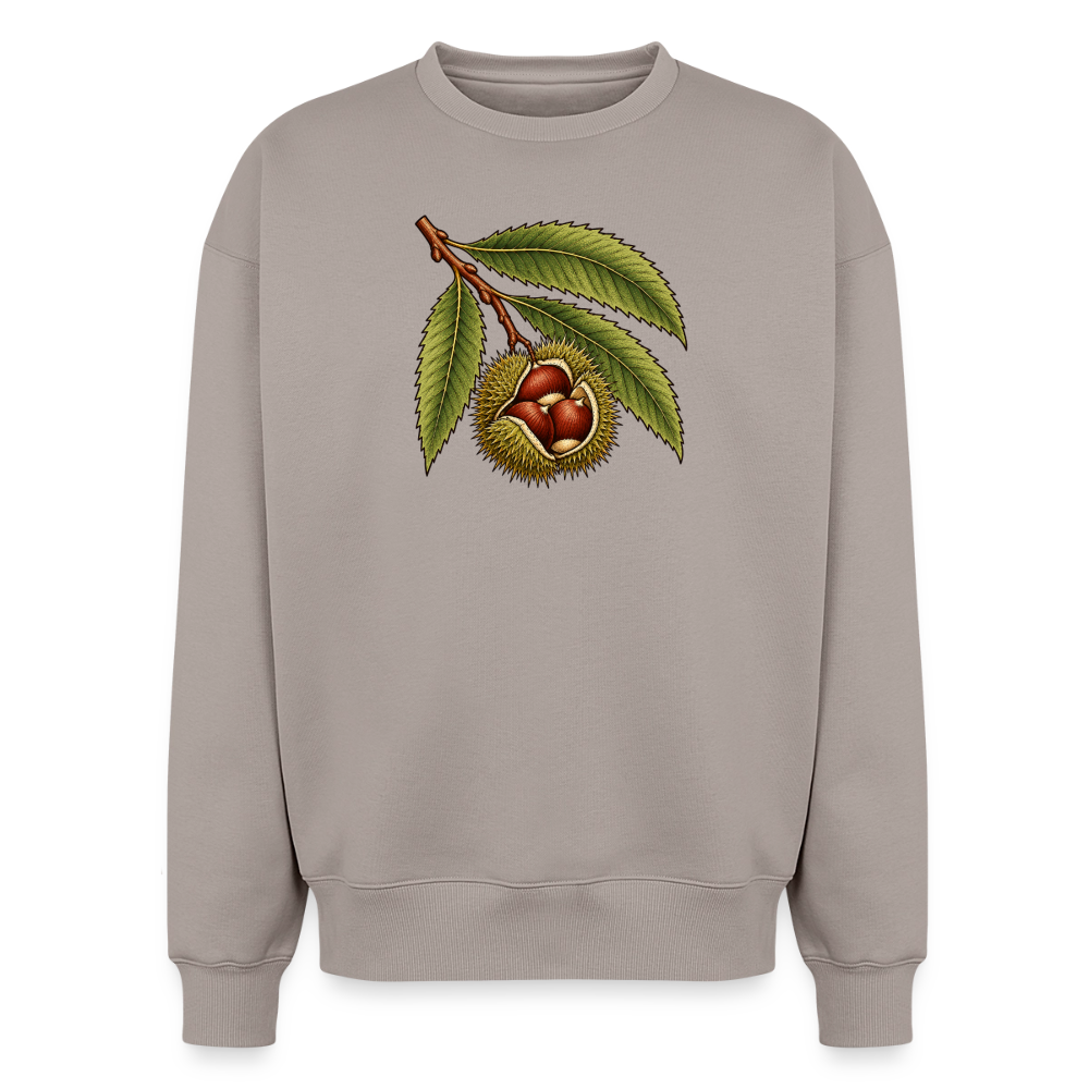 Esskastanie Oversized Heavyweight Sweater - Taupe