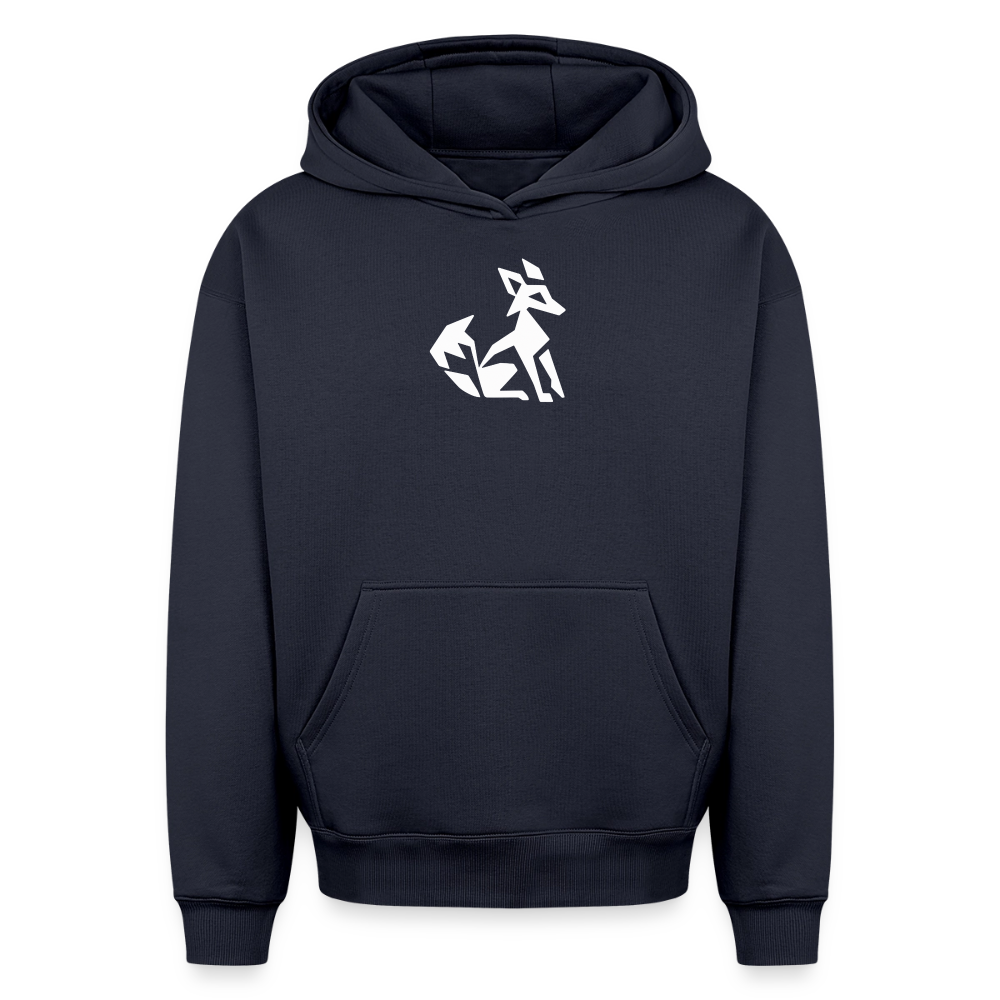 Fuchs Oversized Heavyweight Hoodie - Navy