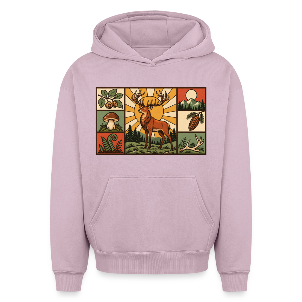 Hirsch Oversized Heavyweight Hoodie - Altrosa