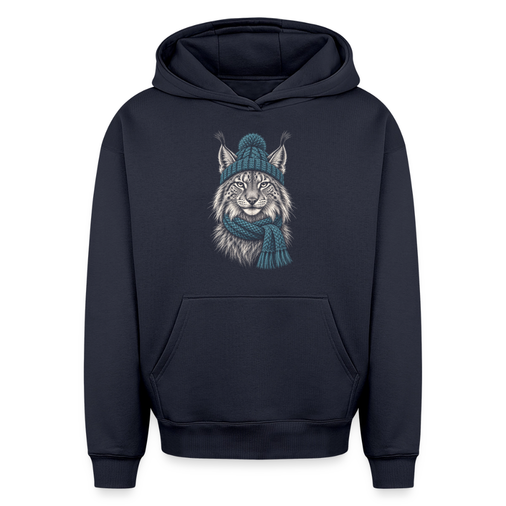 Luchs Oversized Heavyweight Hoodie - Navy