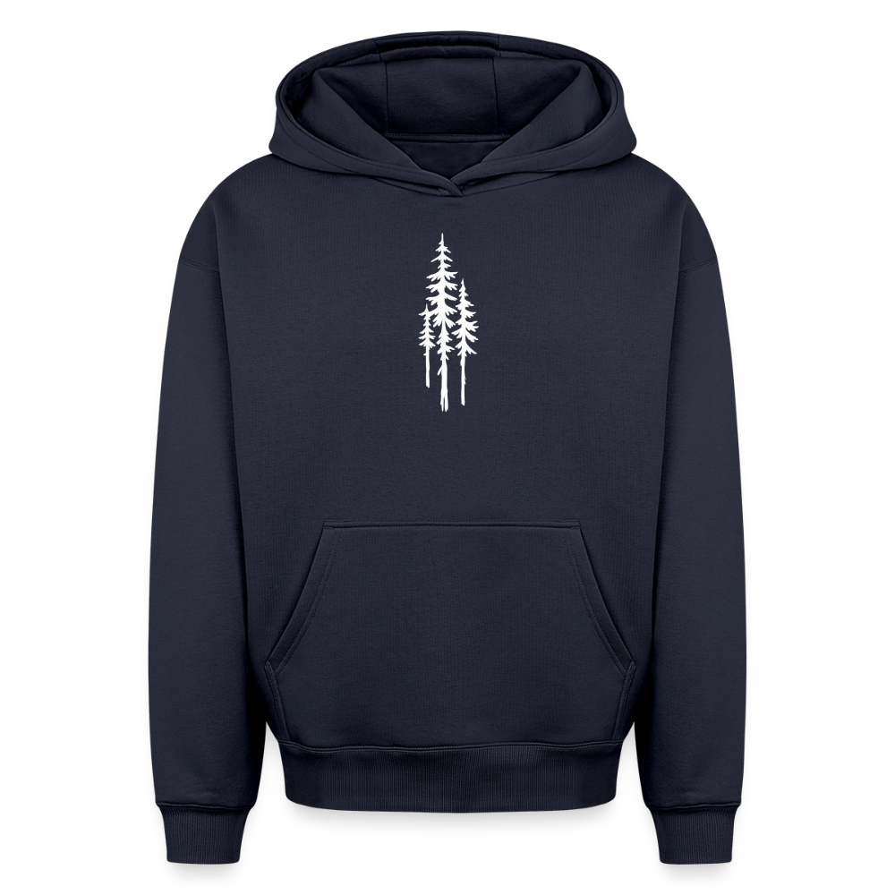 Tannen Oversized Heavyweight Hoodie - Navy
