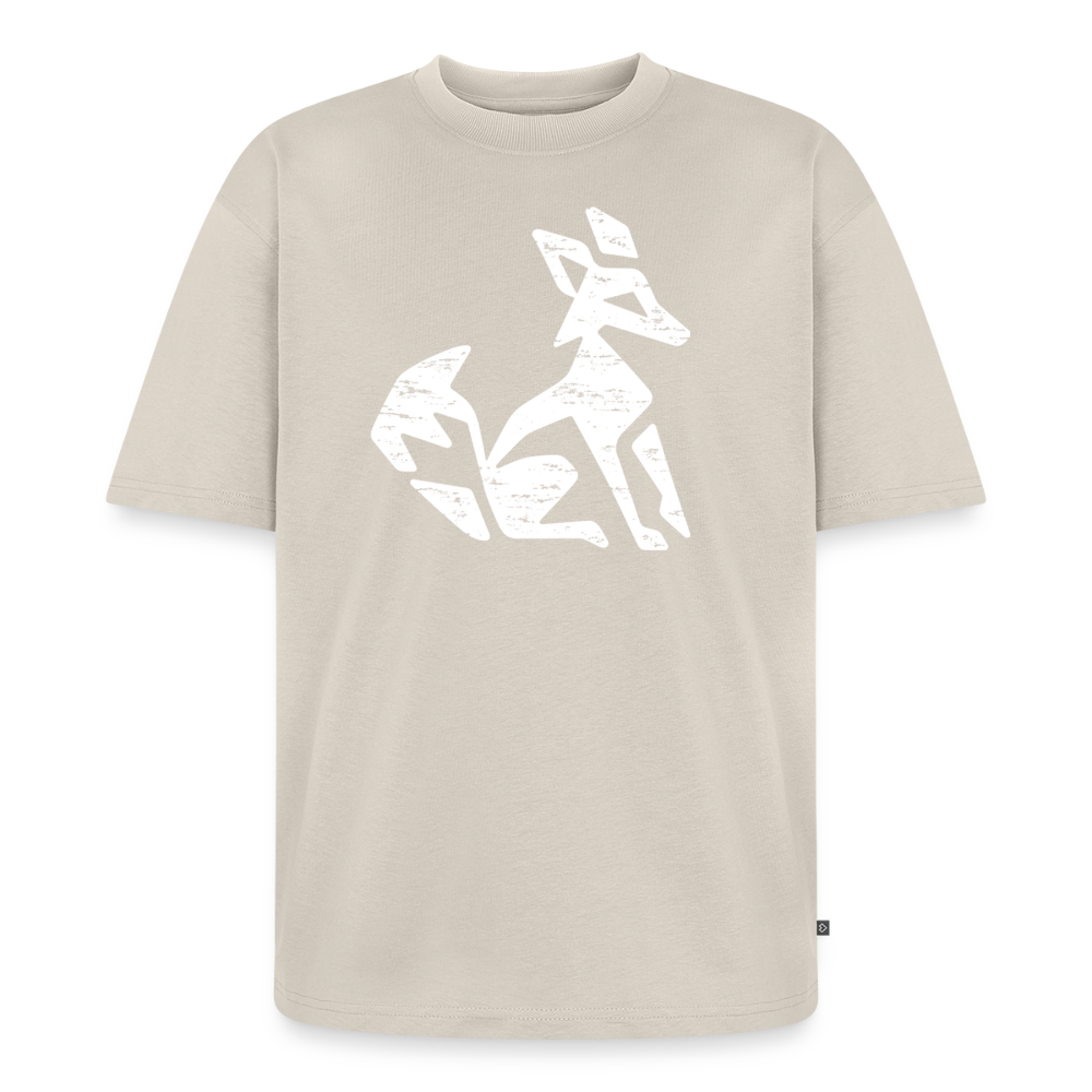 Fuchs Premium Oversized Bio T-Shirt - Beige