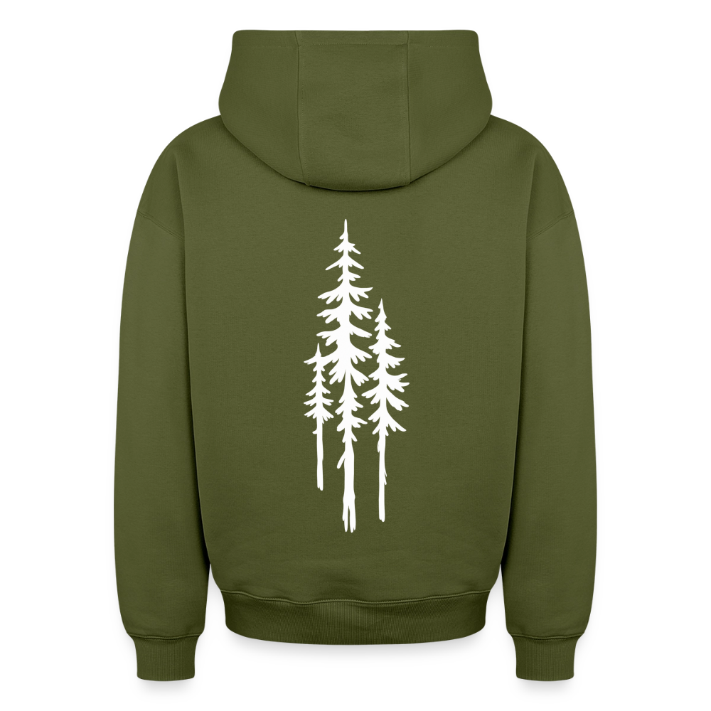 Tannen Oversized Heavyweight Hoodie - Khaki