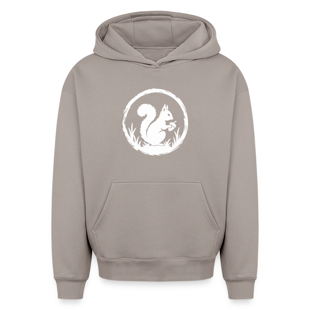 Eichhörnchen Oversized Heavyweight Hoodie - Taupe