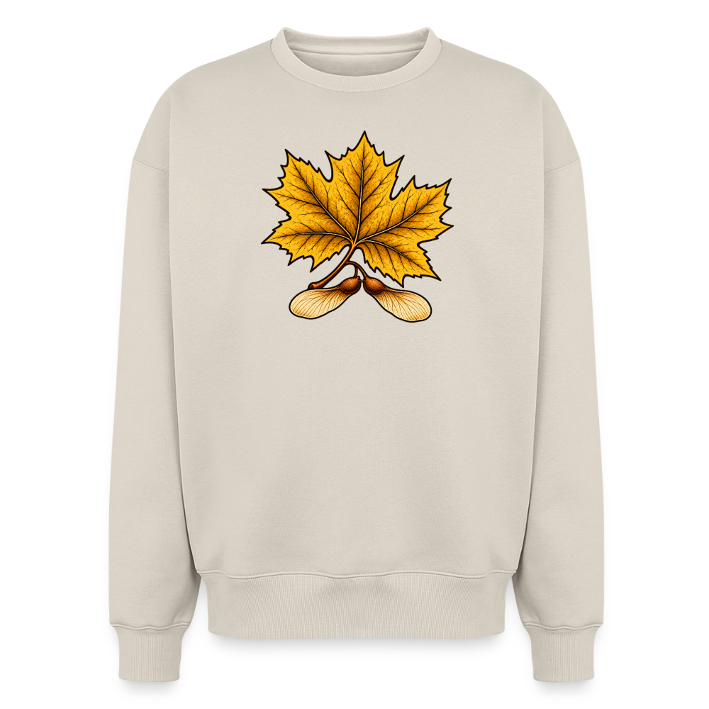 Ahornblatt Oversized Heavyweight Sweater - Beige