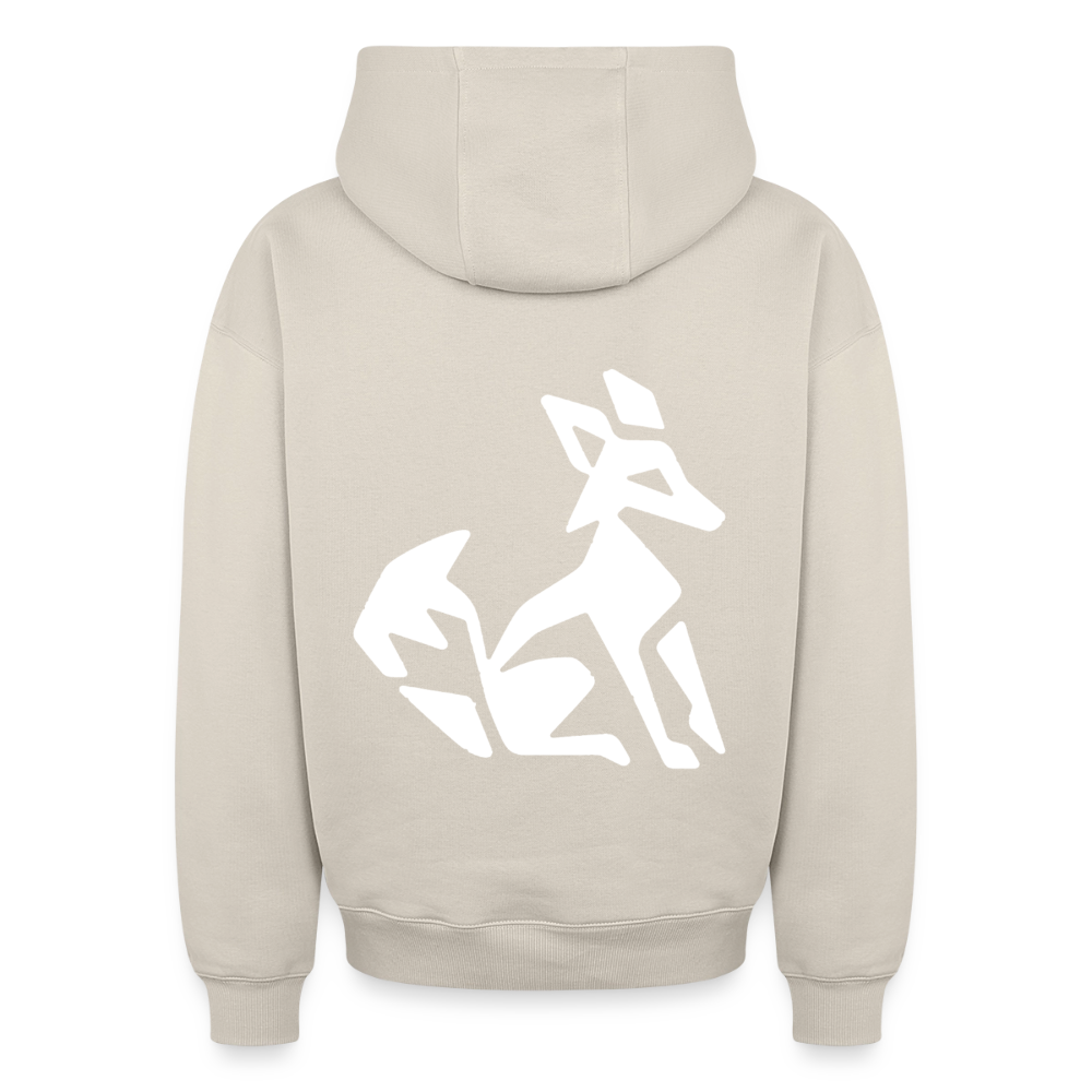 Fuchs Oversized Heavyweight Hoodie - Beige