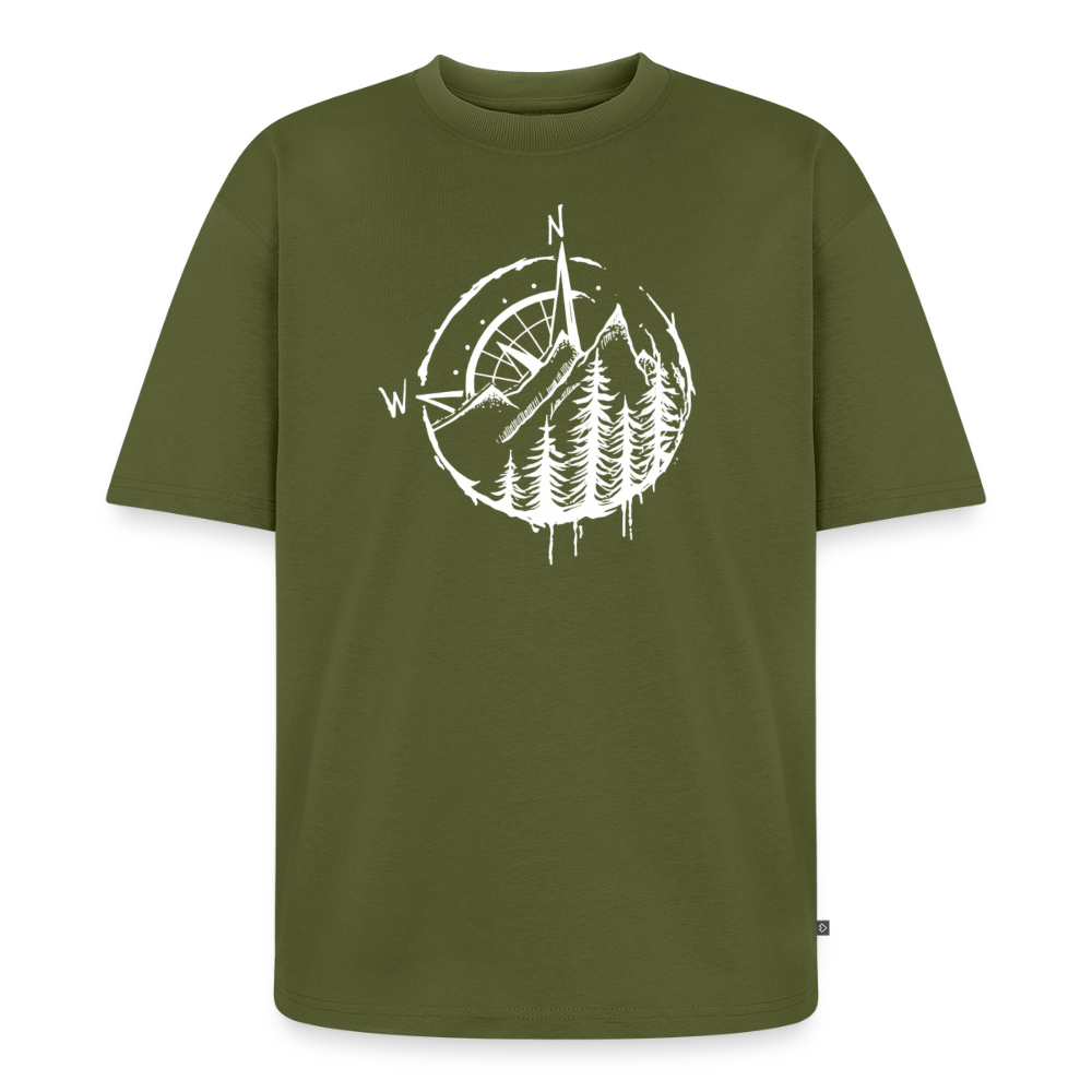 Kompass Premium Oversized Bio T-Shirt - Khaki
