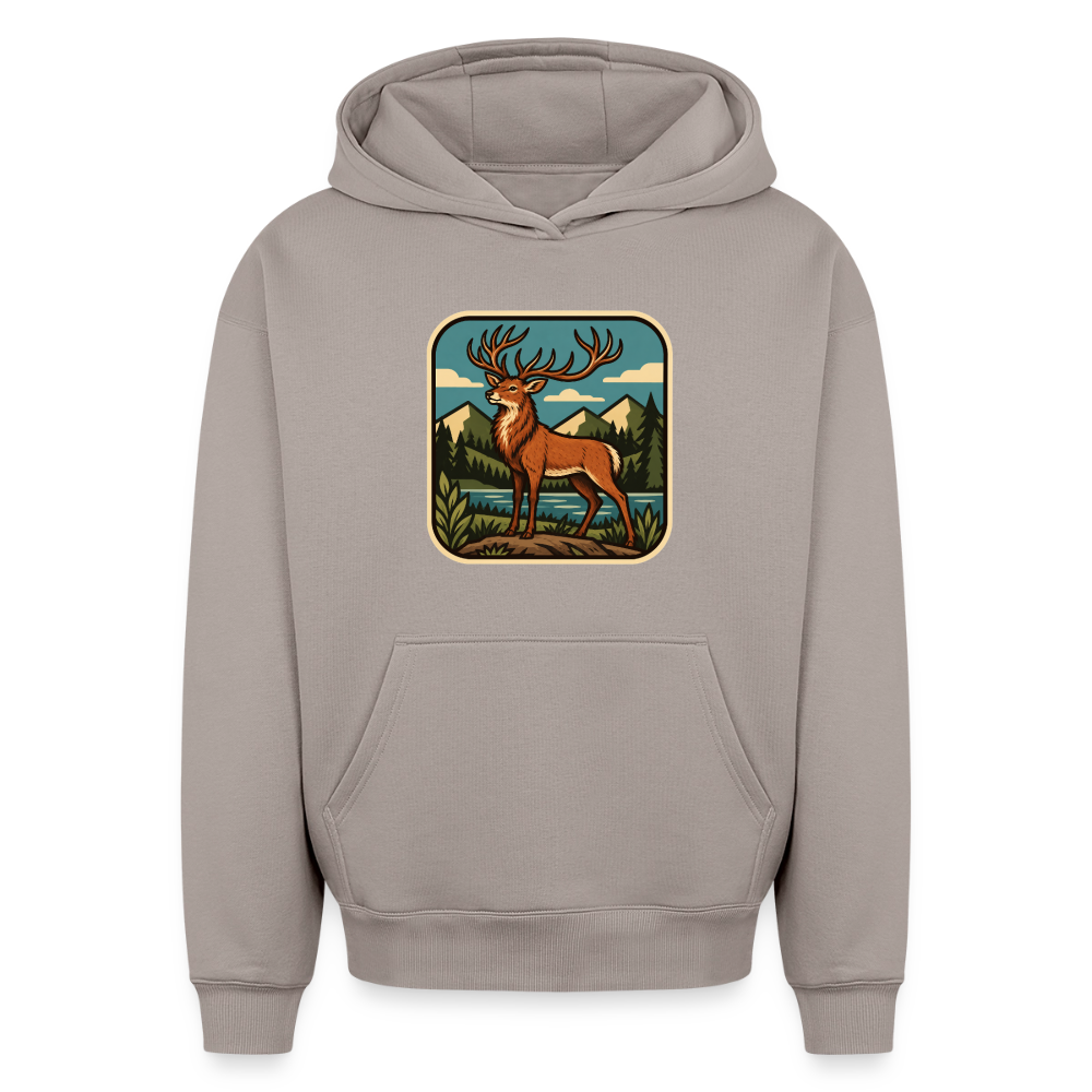 Walddhirsch Oversized Heavyweight Hoodie - Taupe
