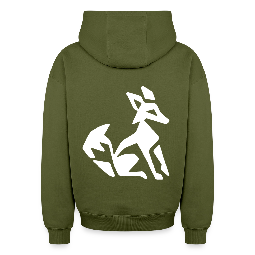 Fuchs Oversized Heavyweight Hoodie - Khaki
