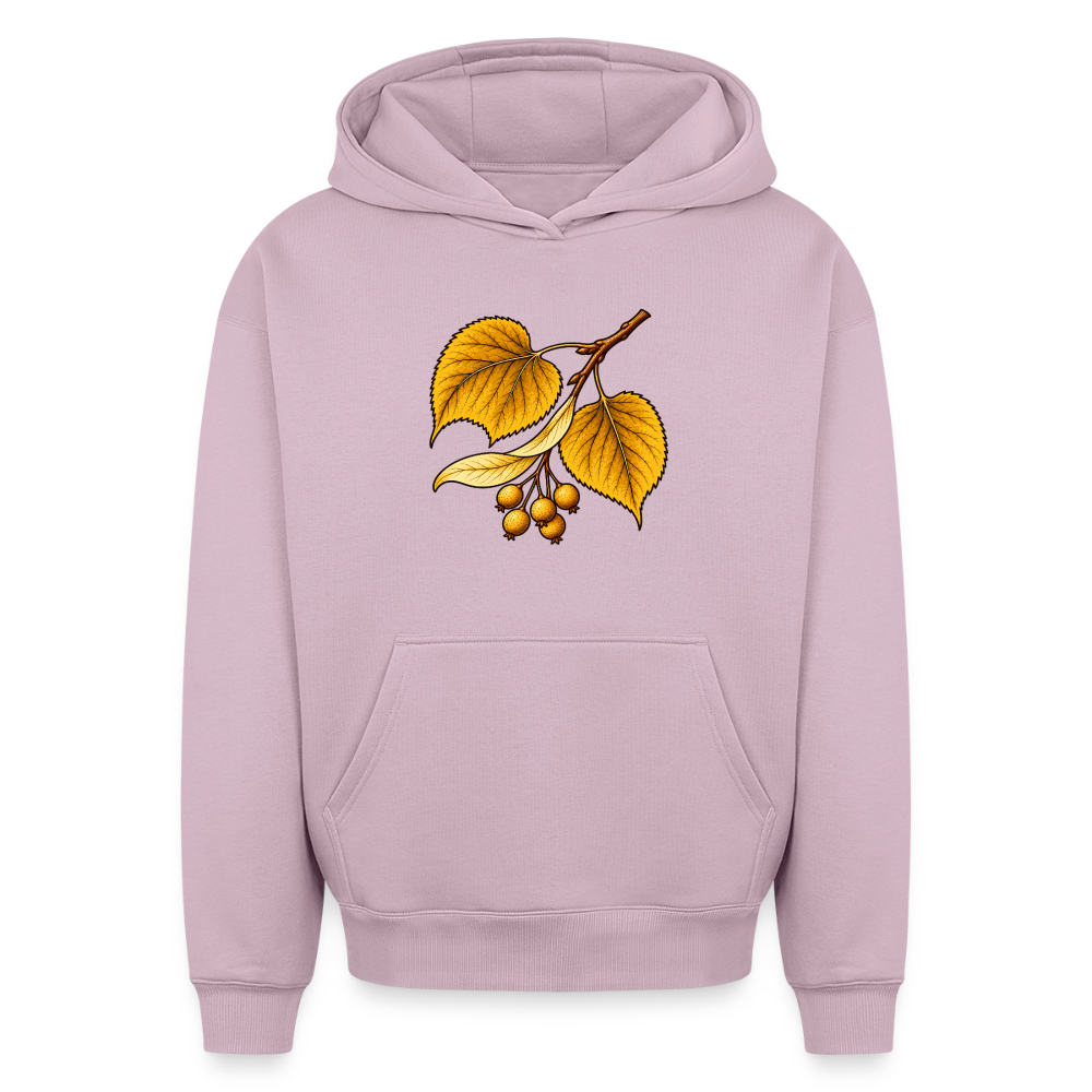 Lindenblatt Oversized Heavyweight Hoodie - Altrosa