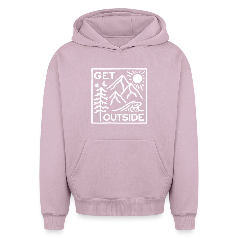Get Outside Oversized Heavyweight Hoodie - Altrosa