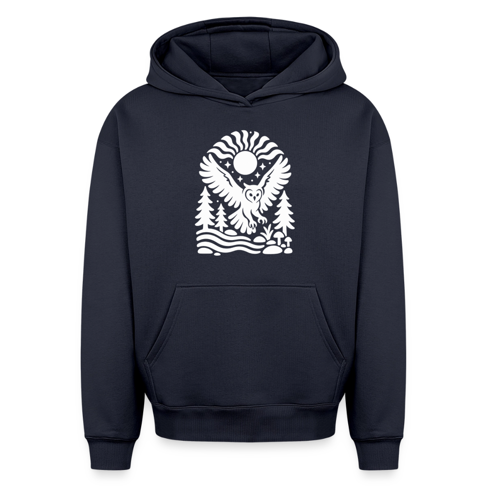 Eule Oversized Heavyweight Hoodie - Navy