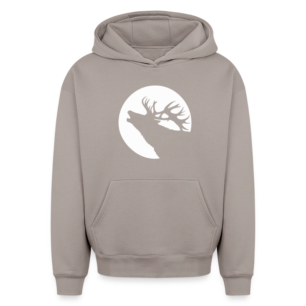 Hirsch Oversized Heavyweight Hoodie - Taupe