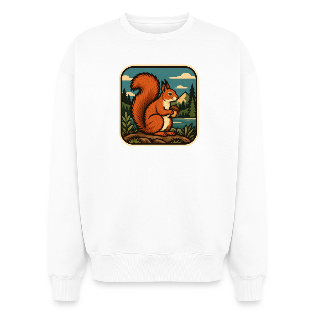 EIchhörnchen Oversized Heavyweight Sweater - Weiß