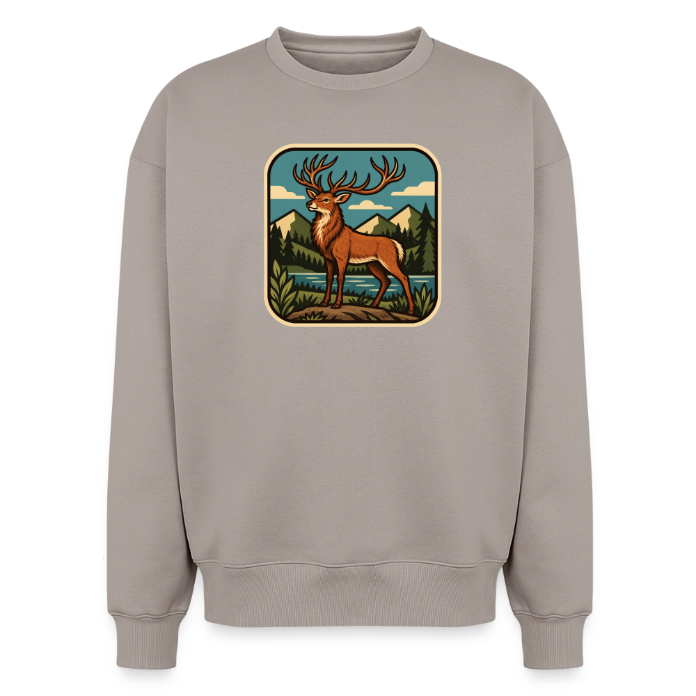 Hirsch Oversized Heavyweight Sweater - Taupe
