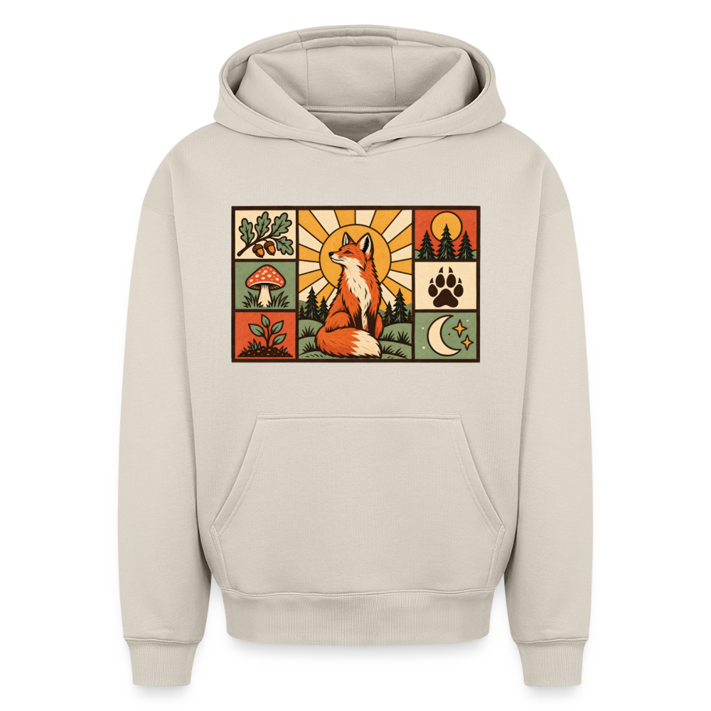Rotfuchs Oversized Heavyweight Hoodie - Beige
