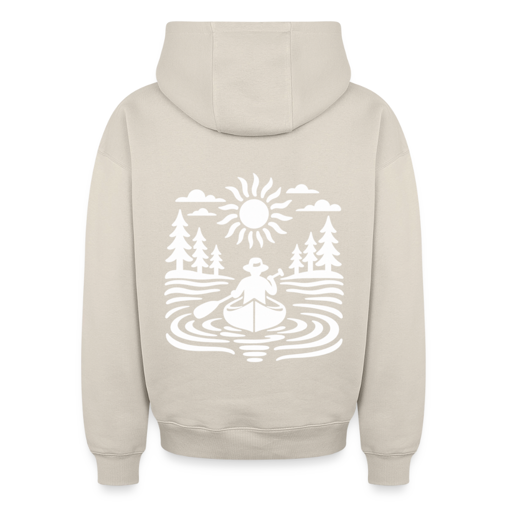 Mann im Boot Oversized Heavyweight Hoodie - Beige