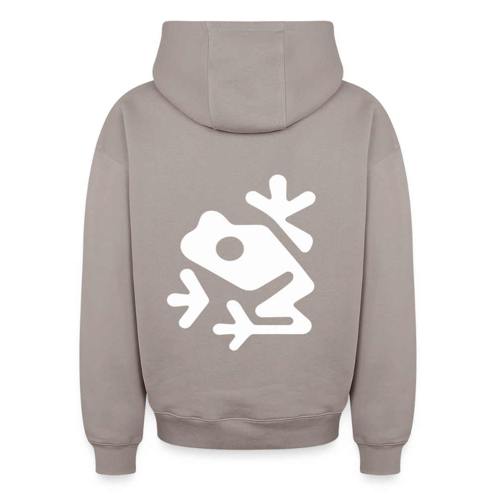 Frosch Oversized Heavyweight Hoodie - Taupe