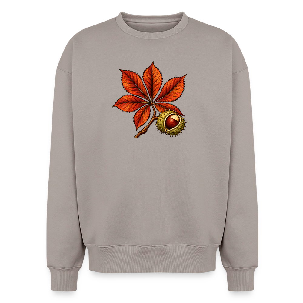 Rosskastanie Oversized Heavyweight Sweater - Taupe