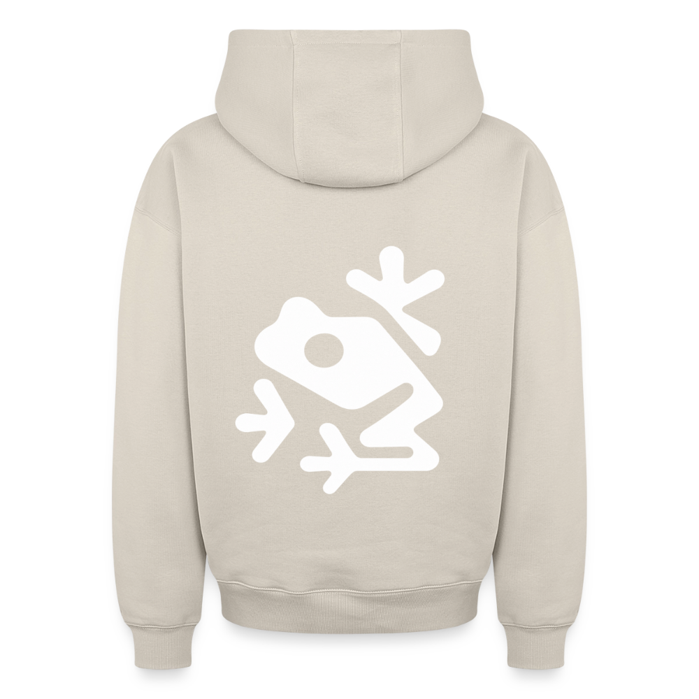 Frosch Oversized Heavyweight Hoodie - Beige