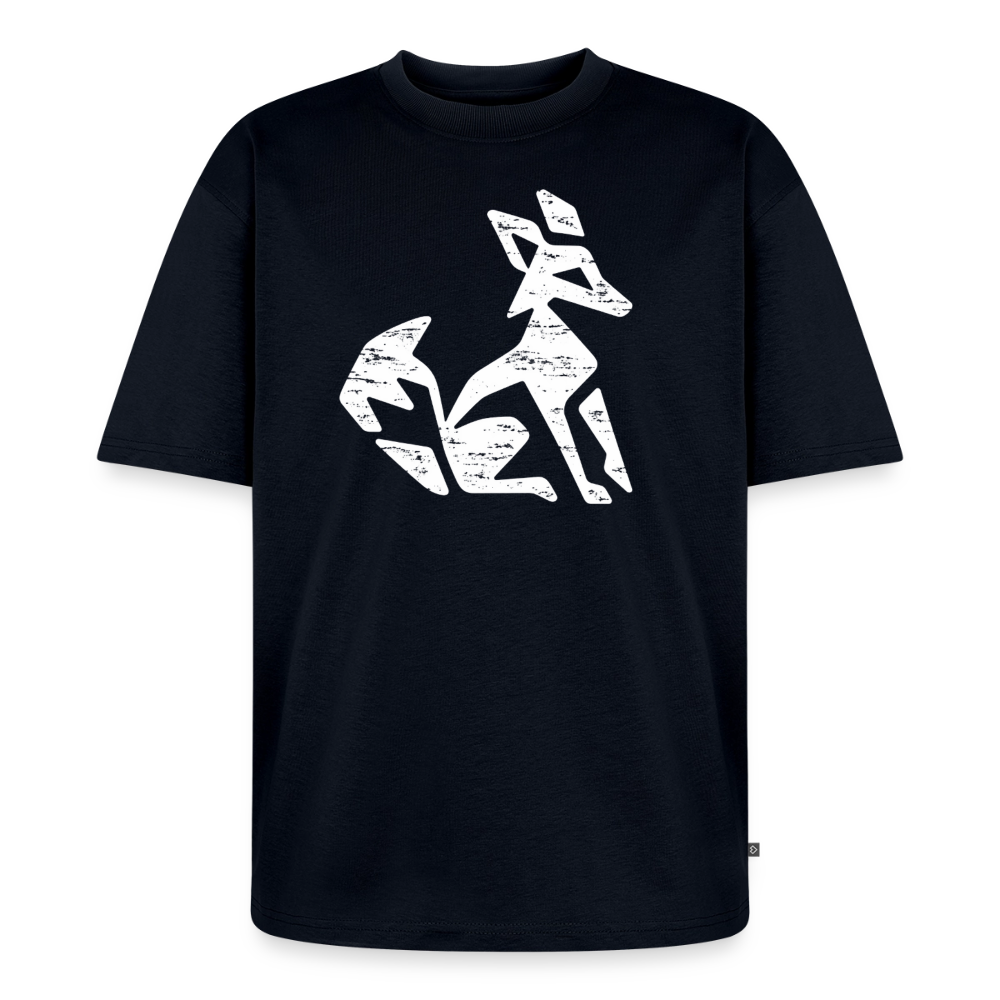 Fuchs Premium Oversized Bio T-Shirt - Navy