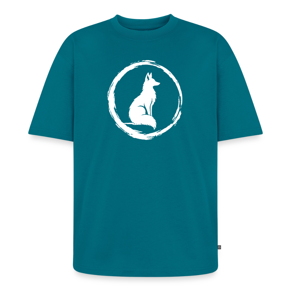 Waldfuchs Premium Oversized Bio T-Shirt - Petrol