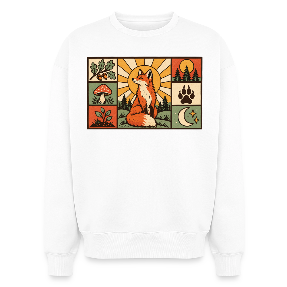 Wald Fuchs Oversized Heavyweight Sweater - Weiß