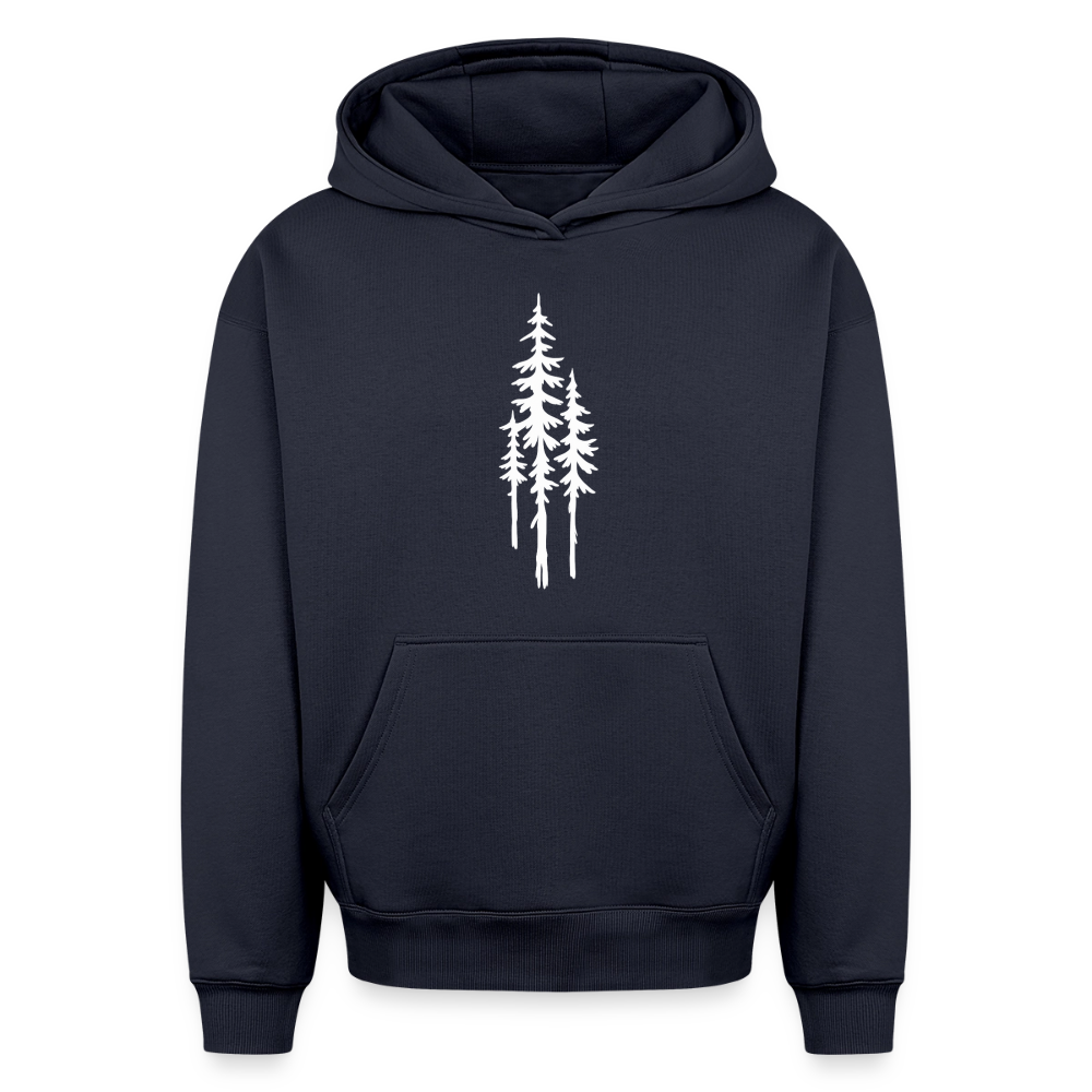 Tannen Oversized Heavyweight Hoodie - Navy