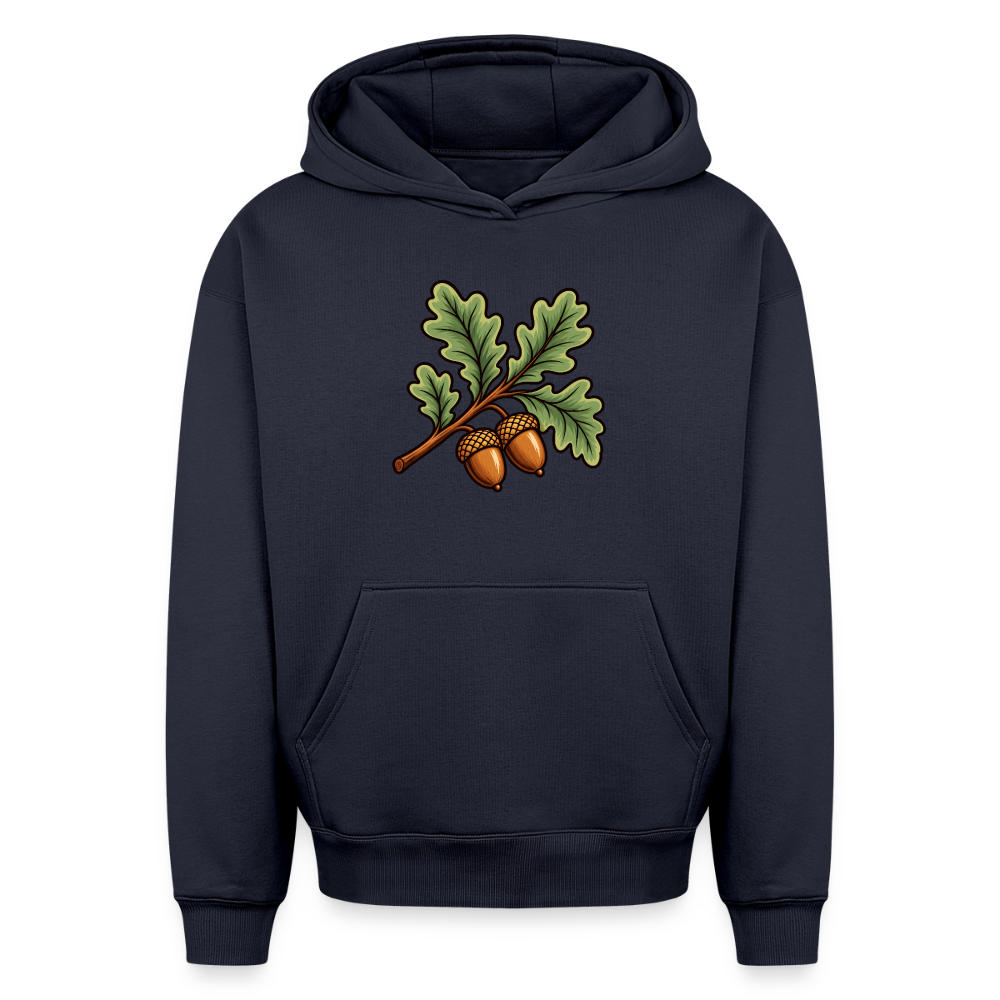 Eichelzweig Oversized Heavyweight Hoodie - Navy