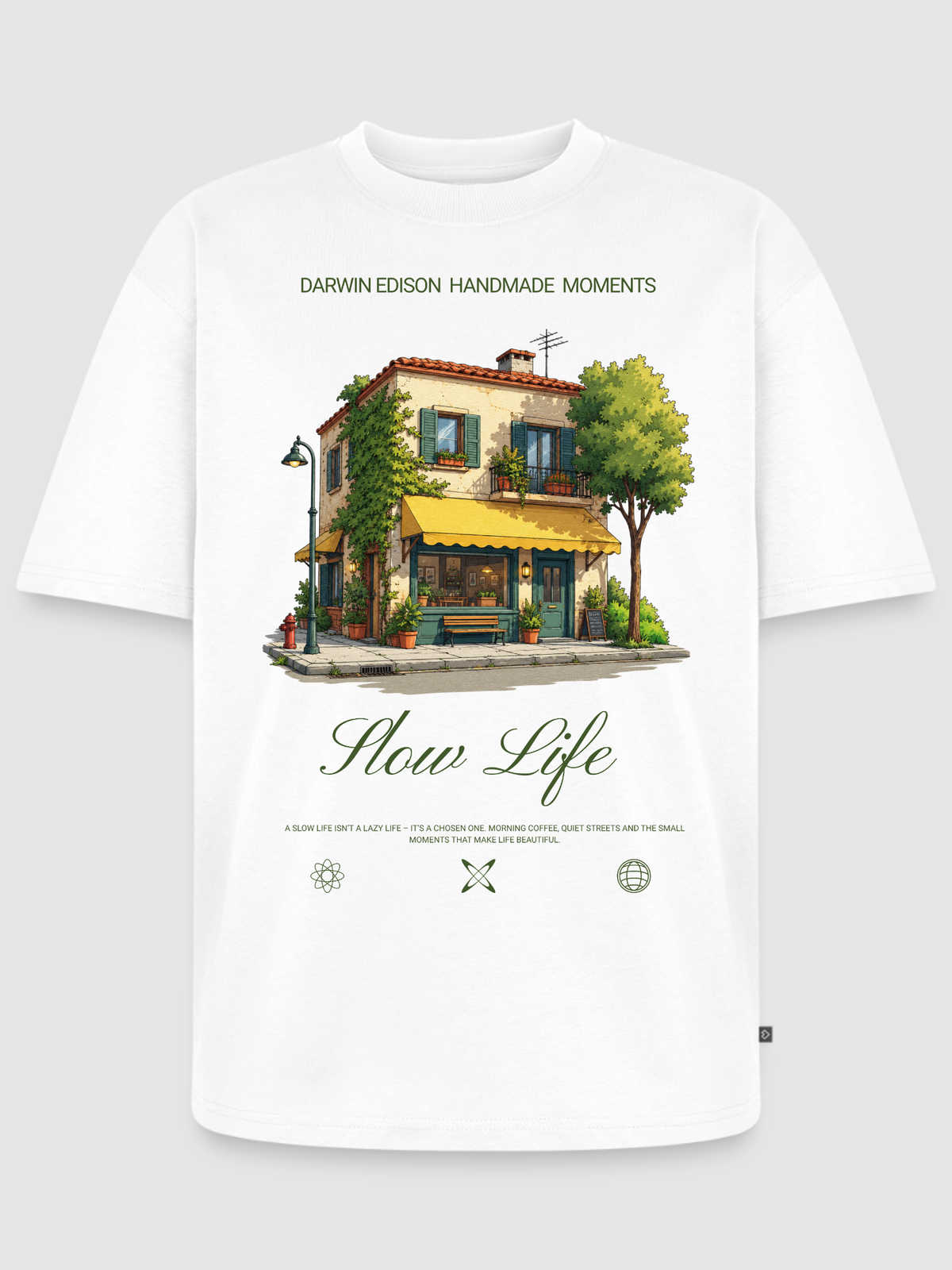 Slow Life Oversized Bio T-Shirt