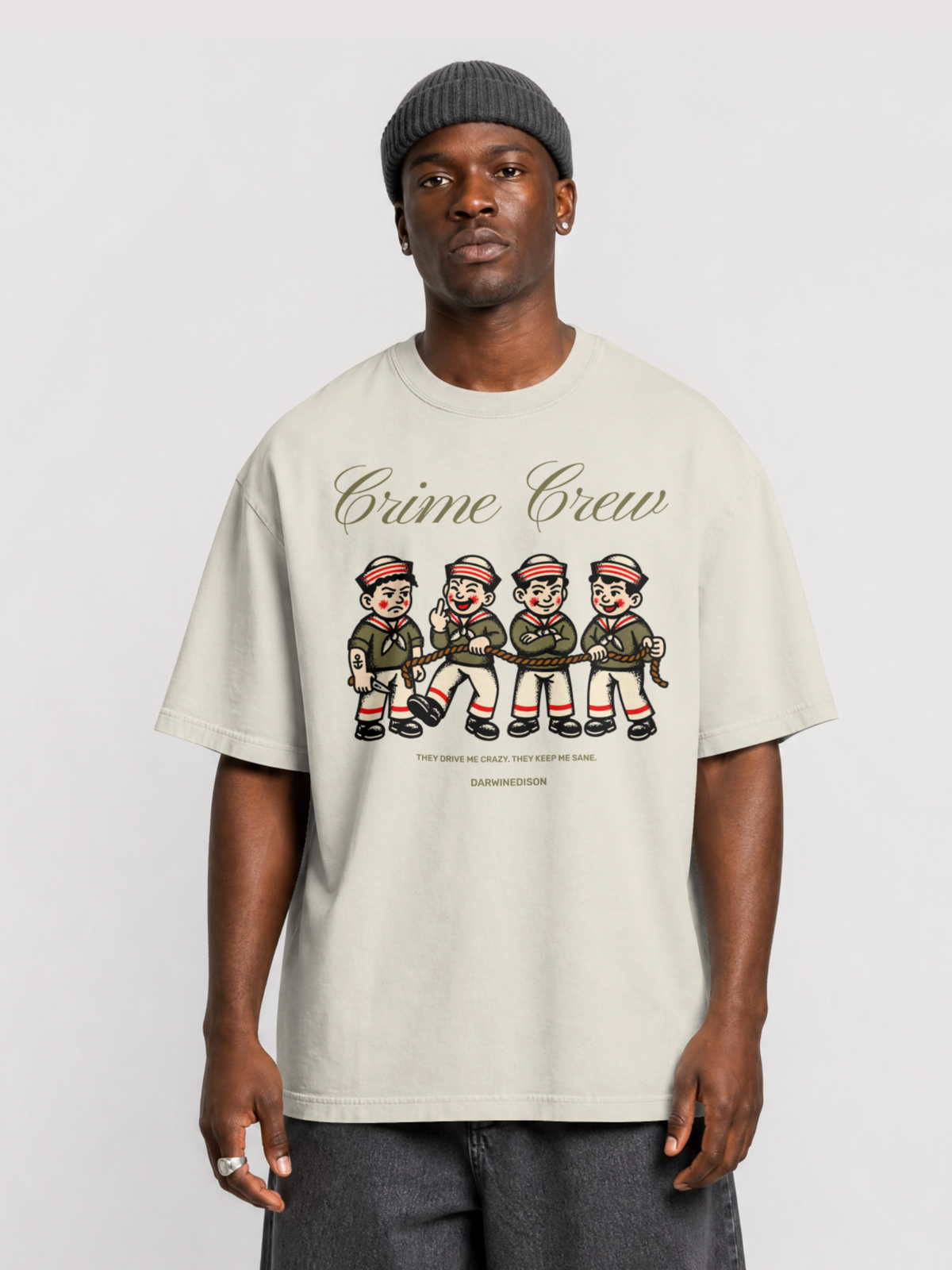 Crime Crew Oversized Bio T-Shirt