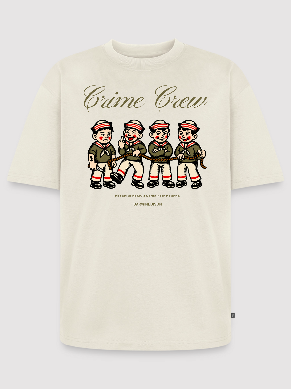 Crime Crew Oversized Bio T-Shirt