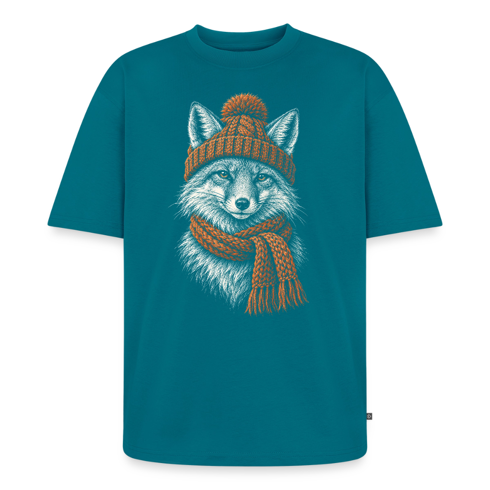 Fuchs Premium Oversized Bio T-Shirt - Petrol