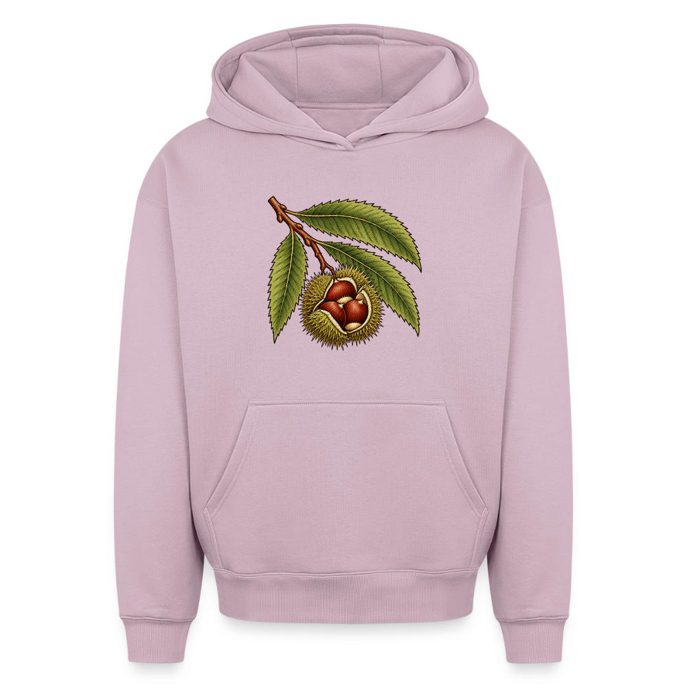Esskastanie  Oversized Heavyweight Hoodie - Altrosa