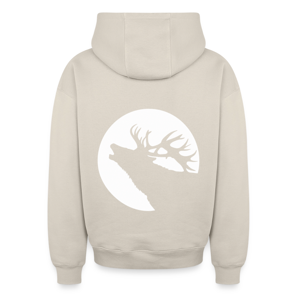 Hirsch Oversized Heavyweight Hoodie - Beige
