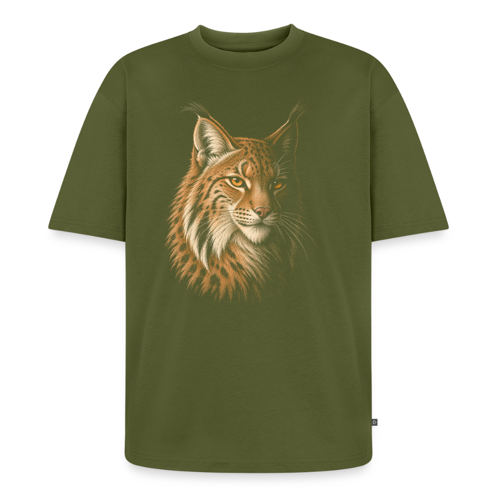 Luchs  Premium Oversized Bio T-Shirt - Khaki