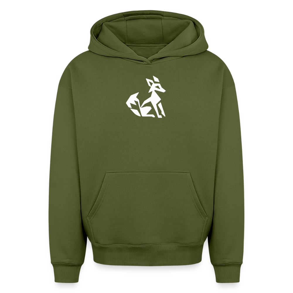 Fuchs Oversized Heavyweight Hoodie - Khaki