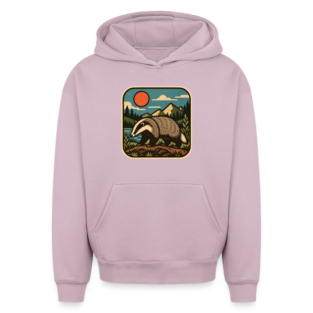 Dachs Oversized Heavyweight Hoodie - Altrosa