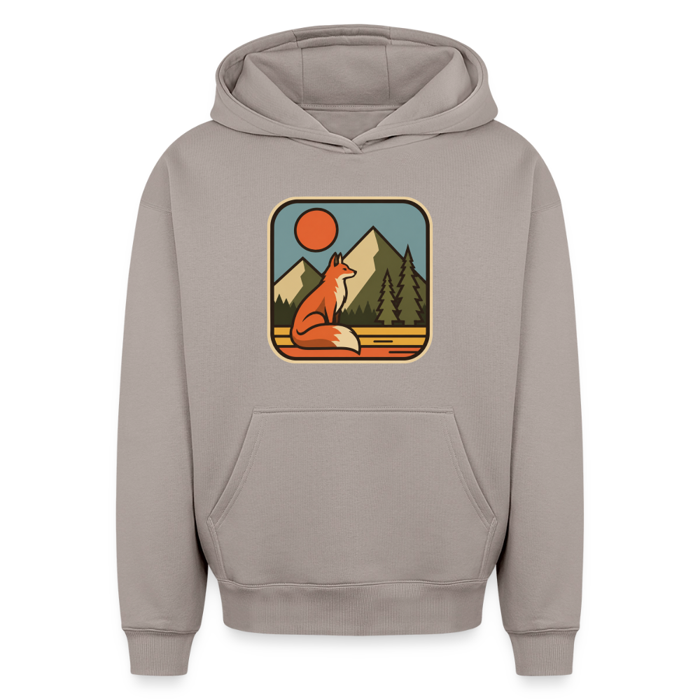 Fuchs Oversized Heavyweight Hoodie - Taupe