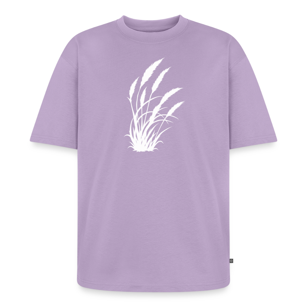 Wild Schilf Premium Oversized Bio T-Shirt - Lavendel