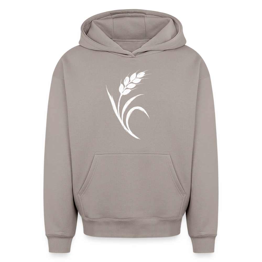 Weizen Oversized Heavyweight Hoodie - Taupe