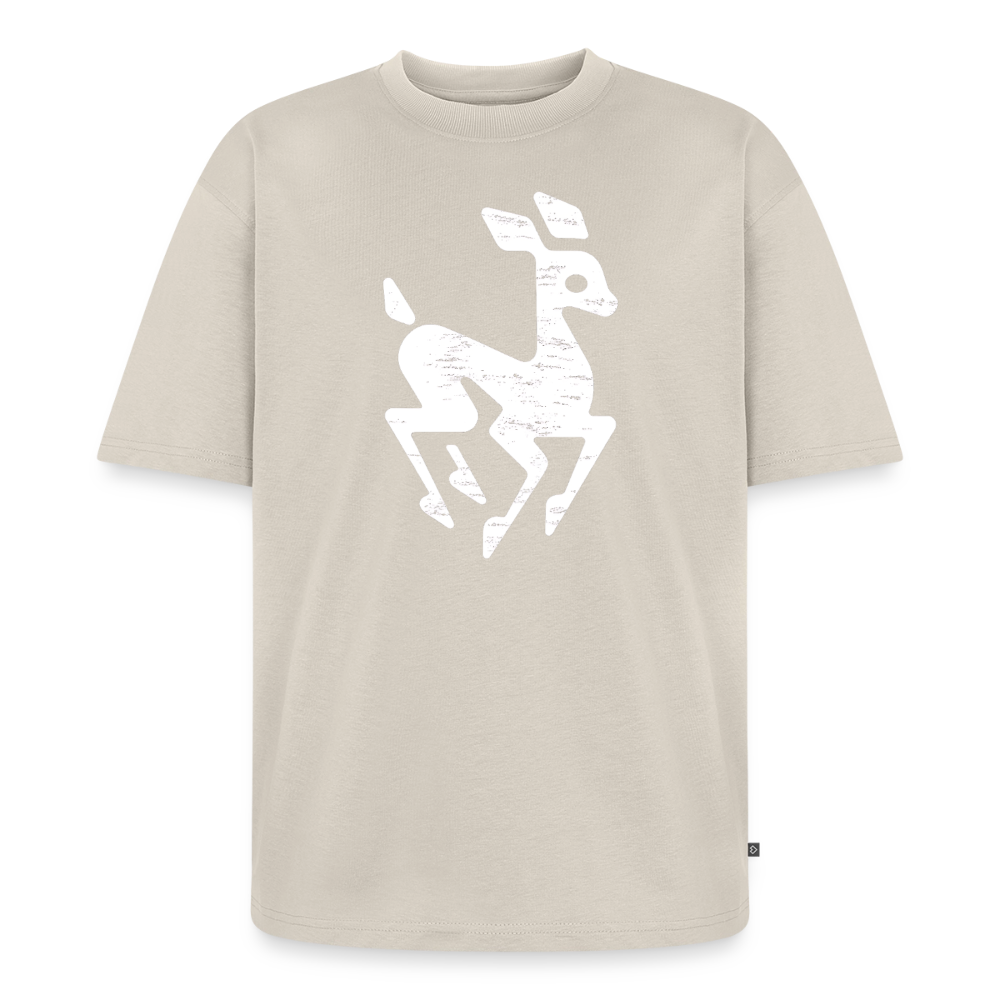 Reh Premium Oversized Bio T-Shirt - Beige