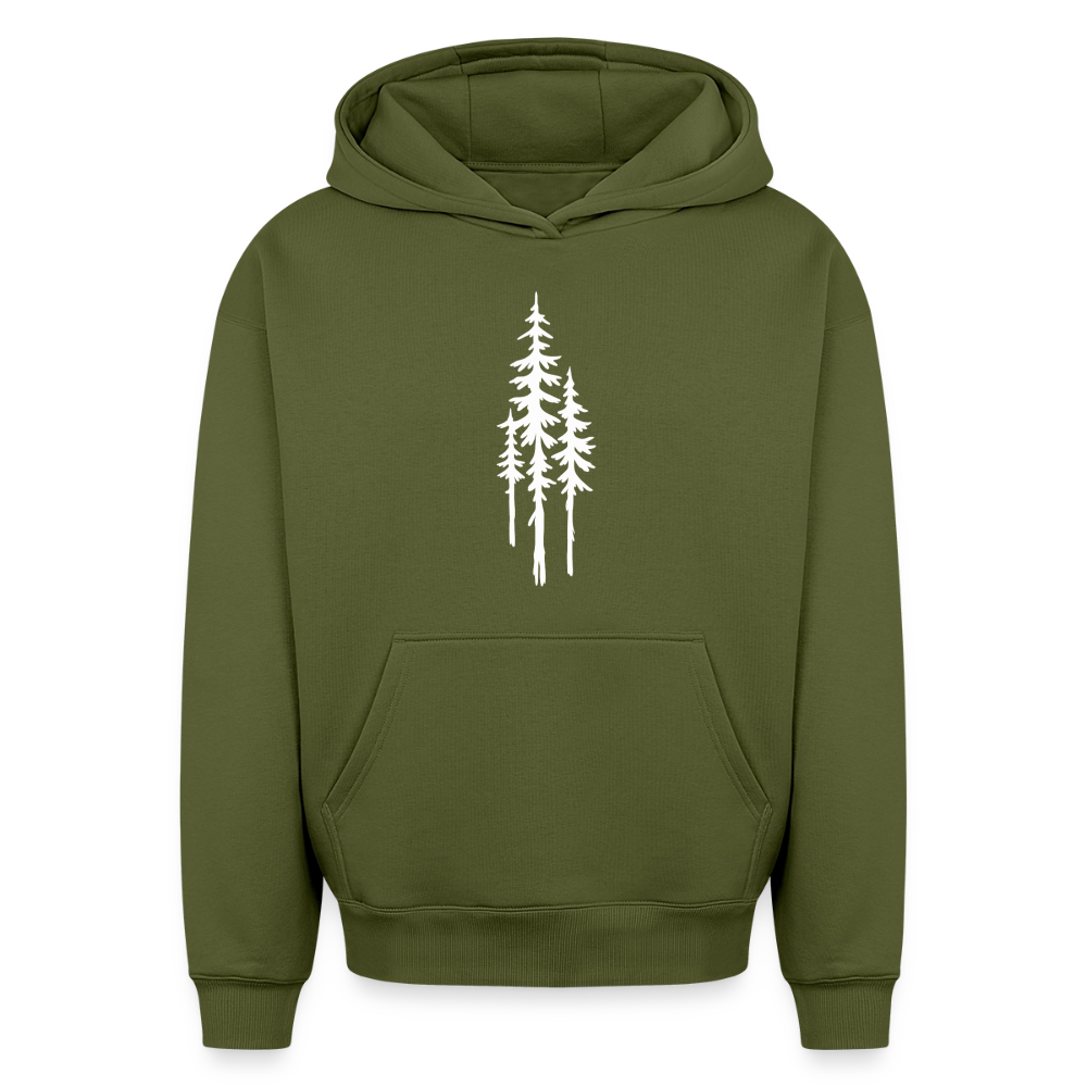 Tannen Oversized Heavyweight Hoodie - Khaki
