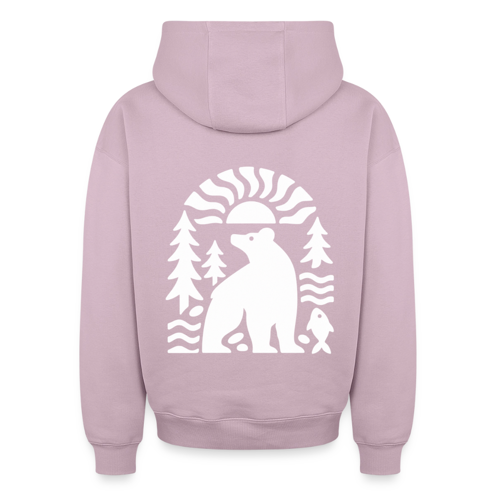 Der Bär Oversized Heavyweight Hoodie - Altrosa