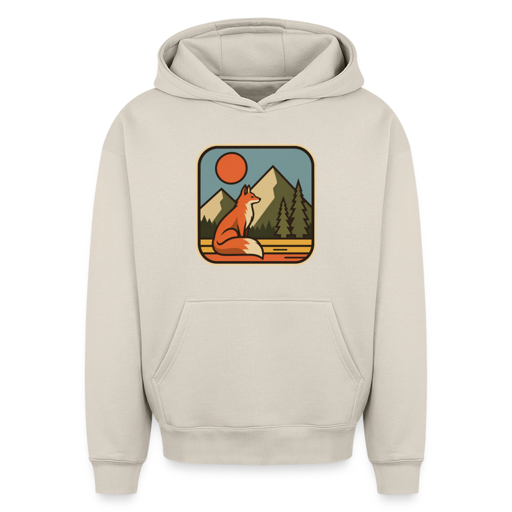 Fuchs Oversized Heavyweight Hoodie - Beige