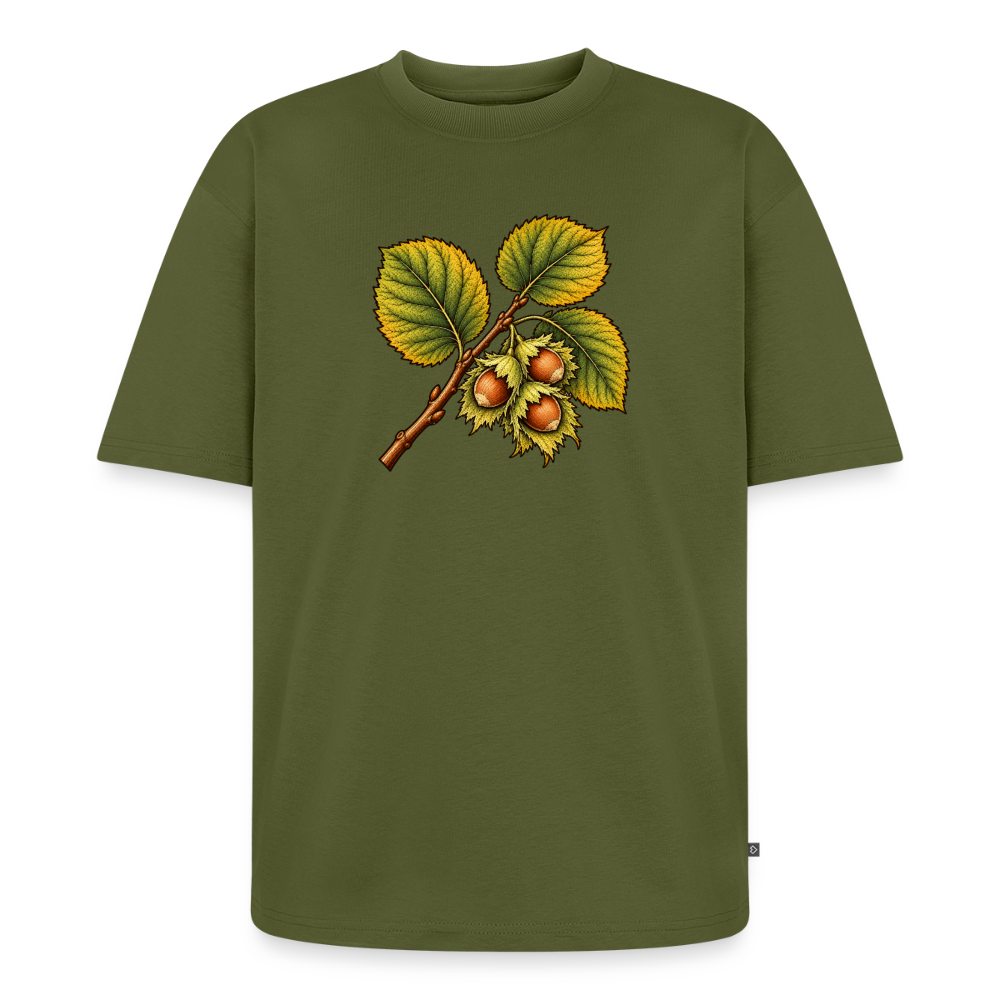 Haselzweig Premium Oversized Bio T-Shirt - Khaki
