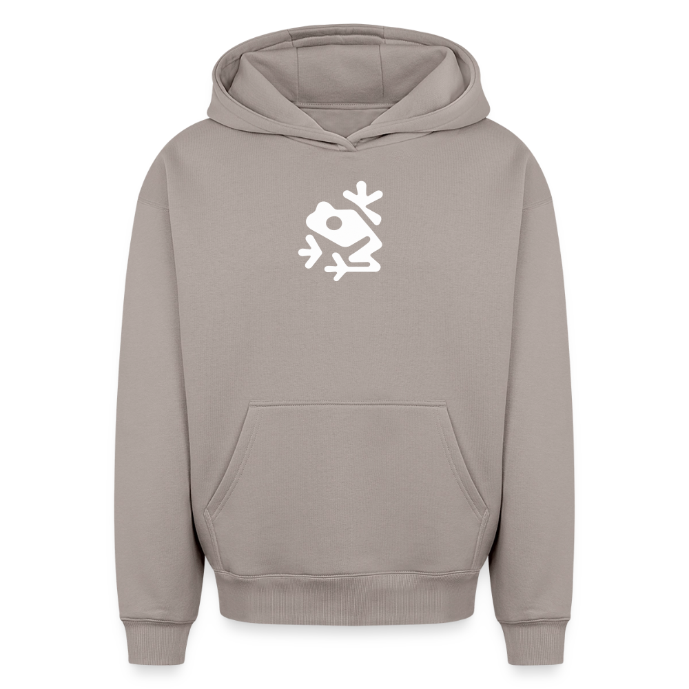 Frosch Oversized Heavyweight Hoodie - Taupe