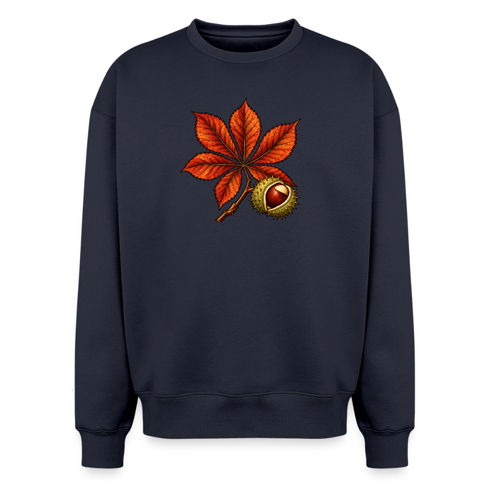 Rosskastanie Oversized Heavyweight Sweater - Navy